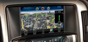 MyLink navigation with 3D maps.